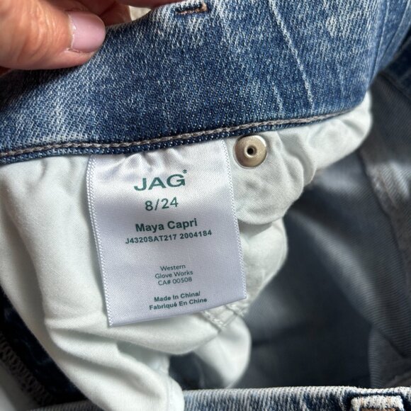 Jag Maya Capri Jeans - Size 8/24 - New Without Tags - Picture 4 of 8